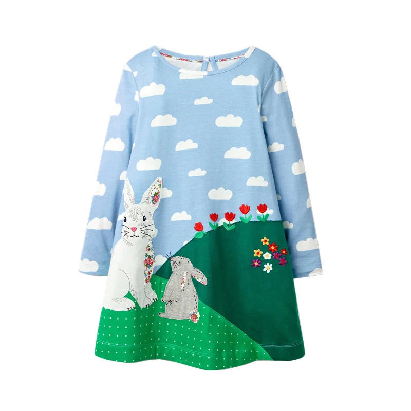 Vestido Infantil Outono Estilo Manga Longa com Lantejoulas para Meninas. Ideal para Festas e Ocasiões Especiais, Elegância e Conforto Garantidos. — foto 2