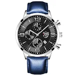 Blue Silver Black