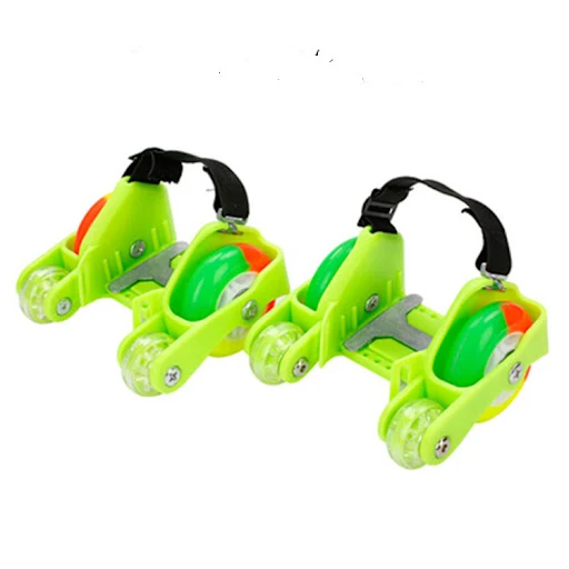 Title 5, 1 Pair Childrens Adjustable Roller Skates Four...
