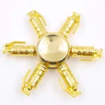 Zinc Alloy Electroplating Colorful Fingertip Top Brinquedo Giratório Colorido Alívio de Estresse Divertido Presente Crianças Adultos. — foto 29