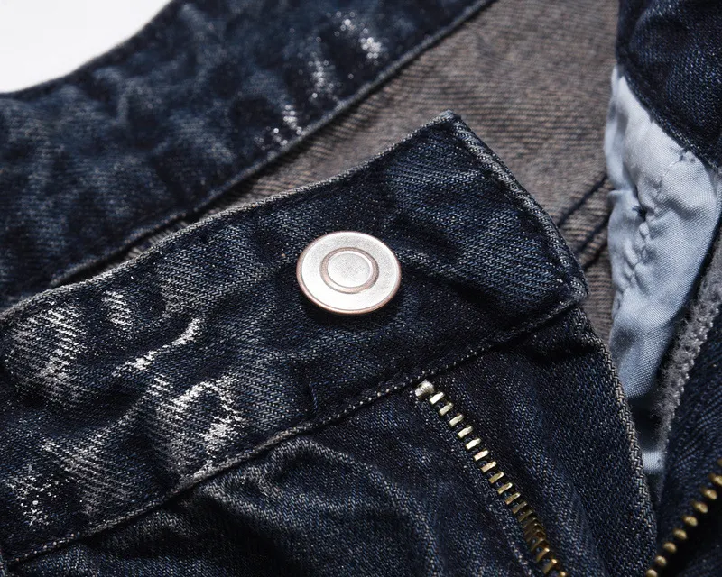 Title 7, Jeans negros rotos de lavado High Street para h...