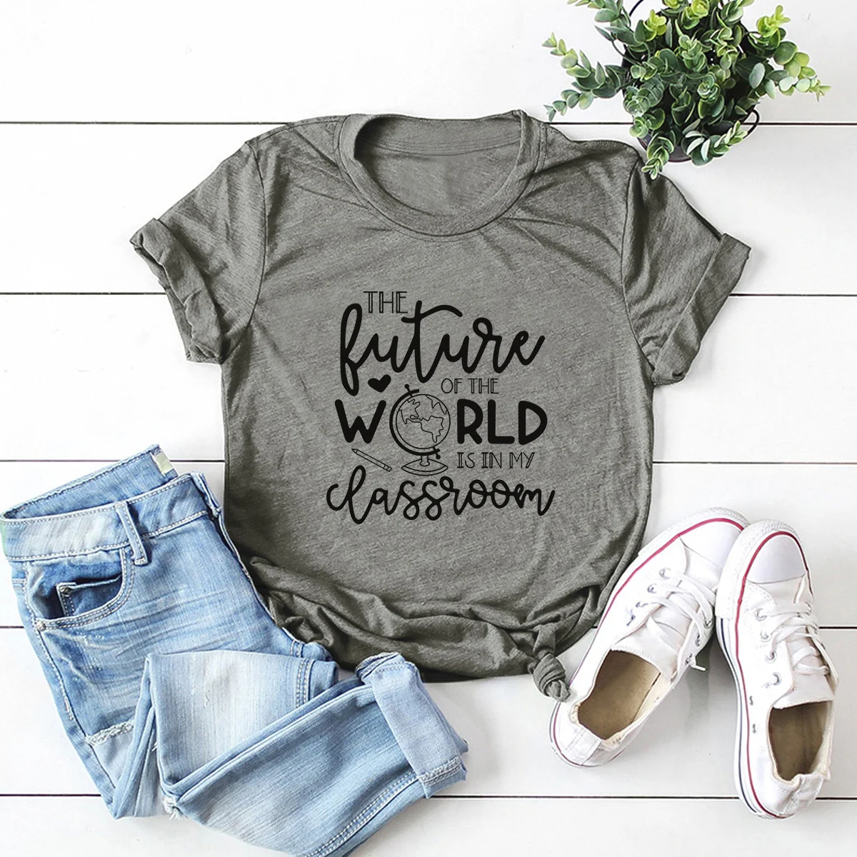 Women's slim fit casual short sleeve t-shirt in a large size. Comfortable and stylish, perfect for everyday wear and a r — photo 33