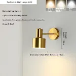 A Golden Wall Lamp