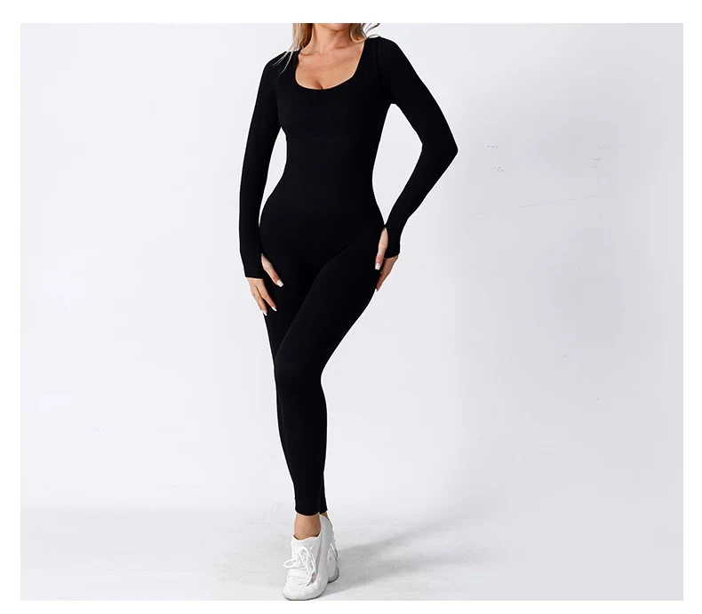 Title 6, Naadloze yoga-jumpsuit, herfst- en winterromper...