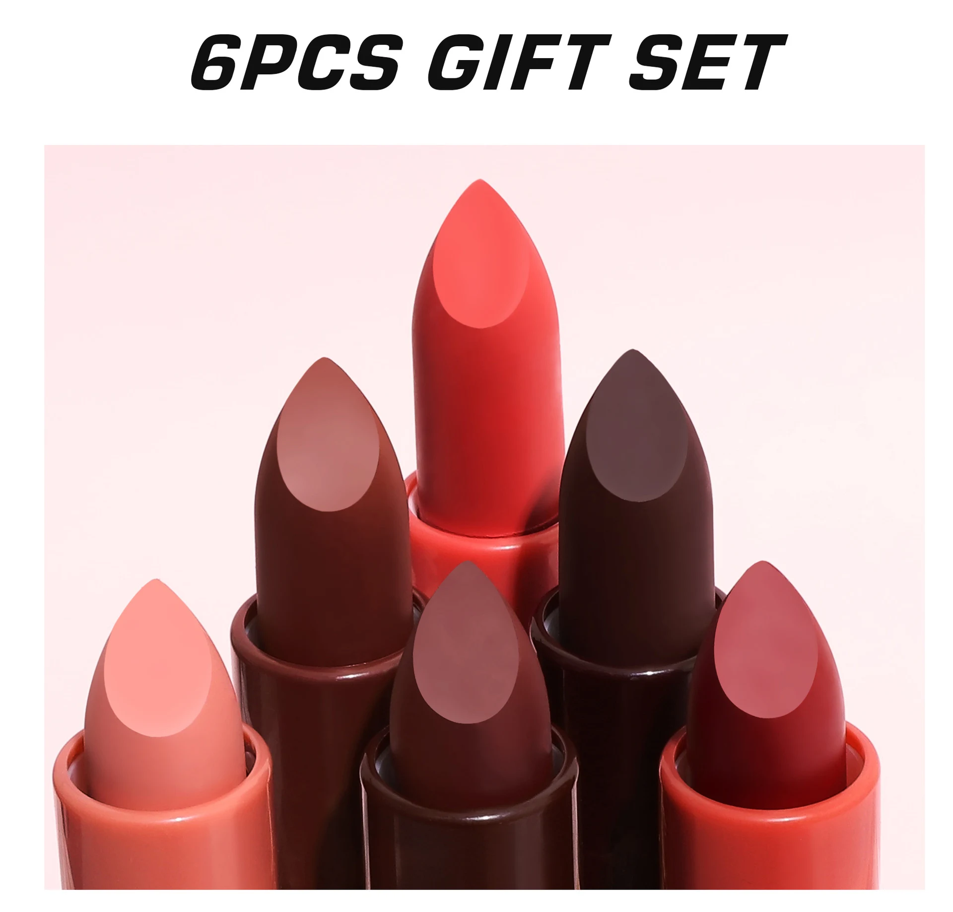 Title 10, Matte Lipstick Set Natural Easy Color. Achieve ...