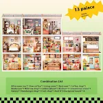 Casa modelo de brinquedo para montar, presente de Natal com blocos de construção, estimula a criatividade, ideal para crianças e adultos. Construa e divirta-se! — foto 3