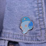 Broche criativo de papagaio azul e fofo para moda, um acessório estiloso e charmoso para adicionar um toque único ao seu visual. — foto 2