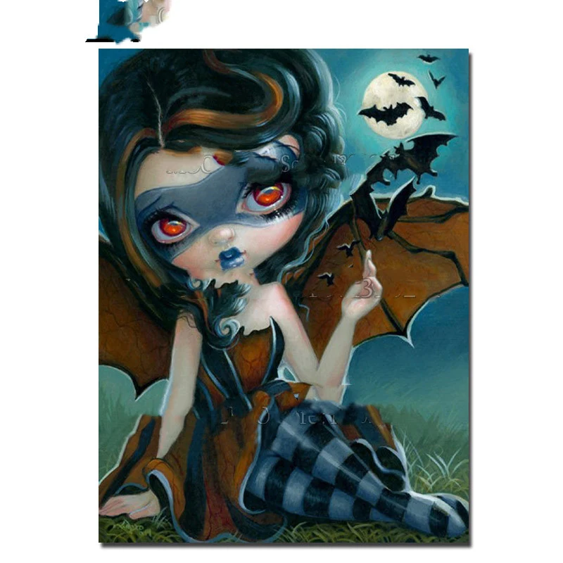 Title 5, Diamond Painting DIY Ragazza Cartone Animato Qu...