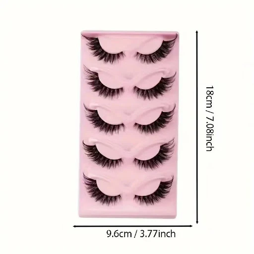 Title 2, Achieve a captivating cat-eye look with 5 pairs...