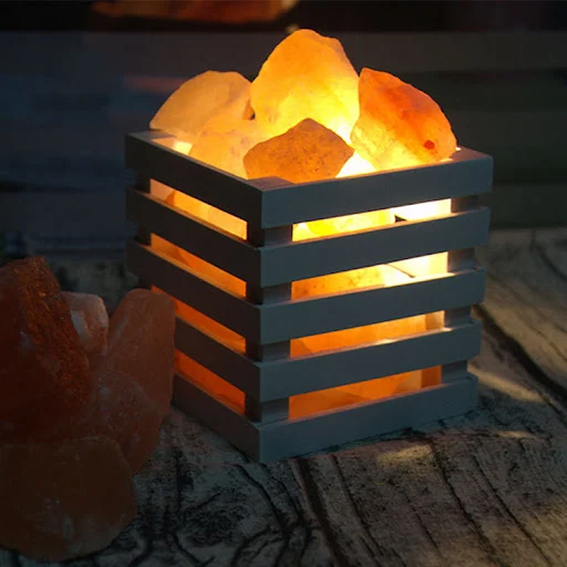 Title 5, Himalayan crystal salt lamp night light, create...
