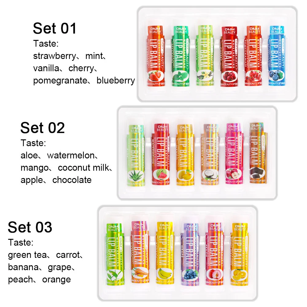 Title 13, Fruit Flavor Moisturizing Water Lip Balm Suit H...