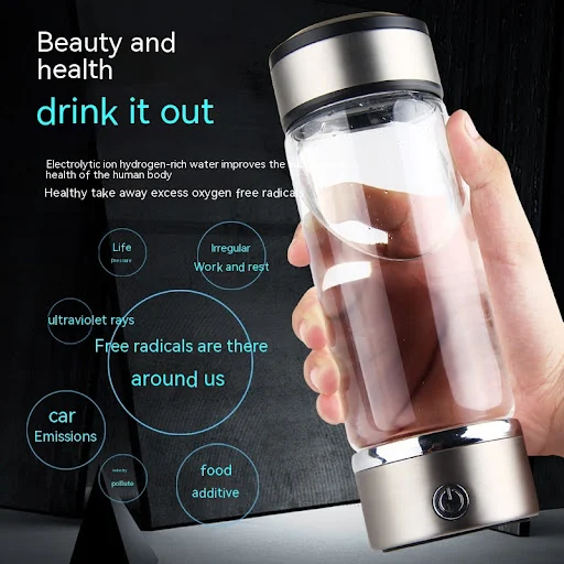 Title 2, Upgraded Health Smart Hydrogen Water Cup. Enjoy...