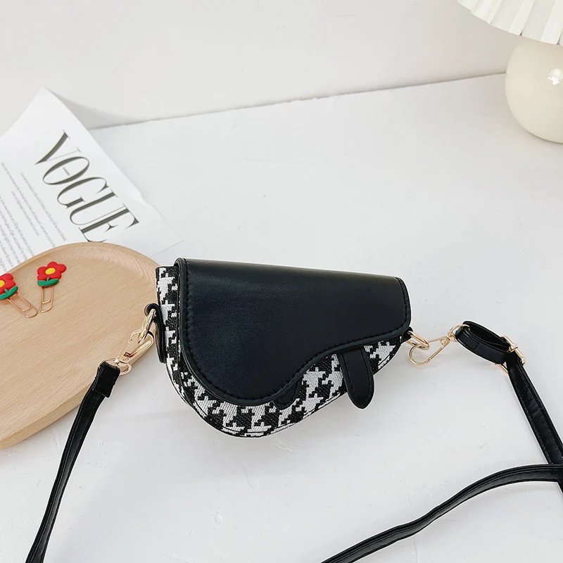 Moda Retro Retro Thousand Bird Pattern Saddle Bag Crossbody — foto 3