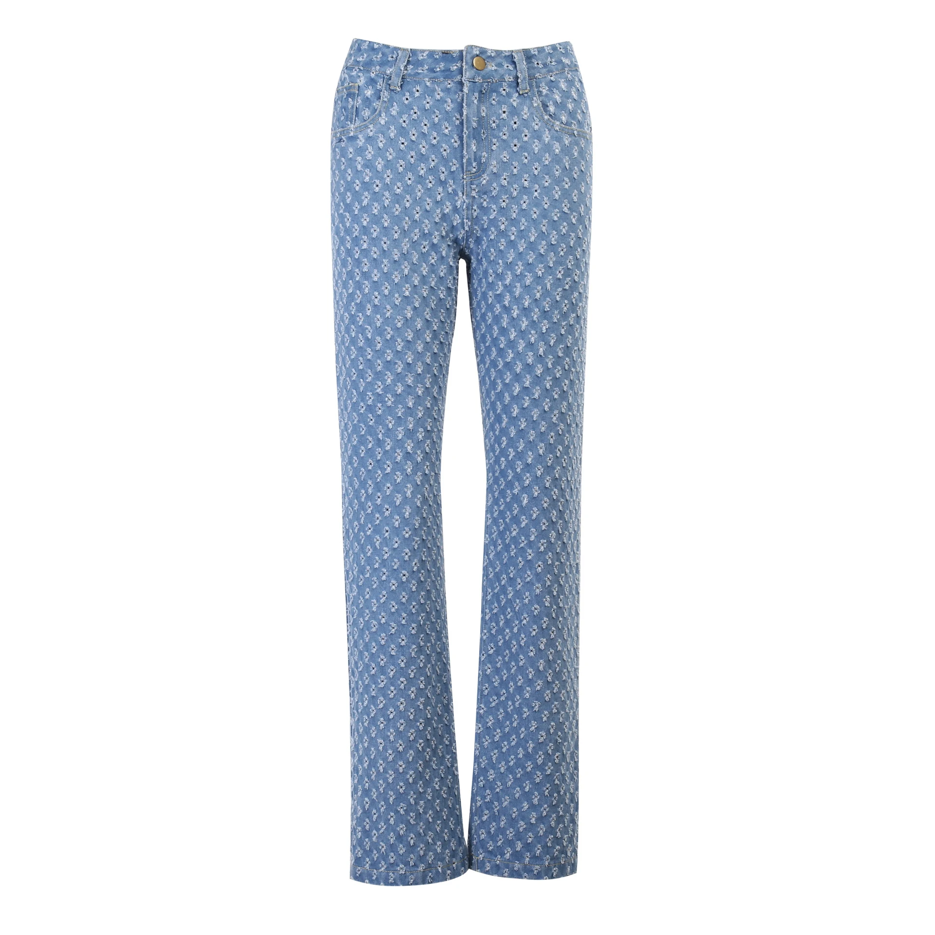 Title 6, Wide Leg Pants Washed Straight-Leg Jeans for ul...
