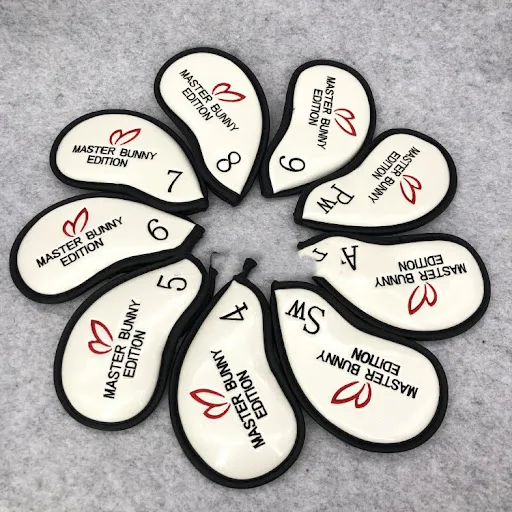 Title 2, Golf Irons Hardcover Rabbit Embroidered Protect...