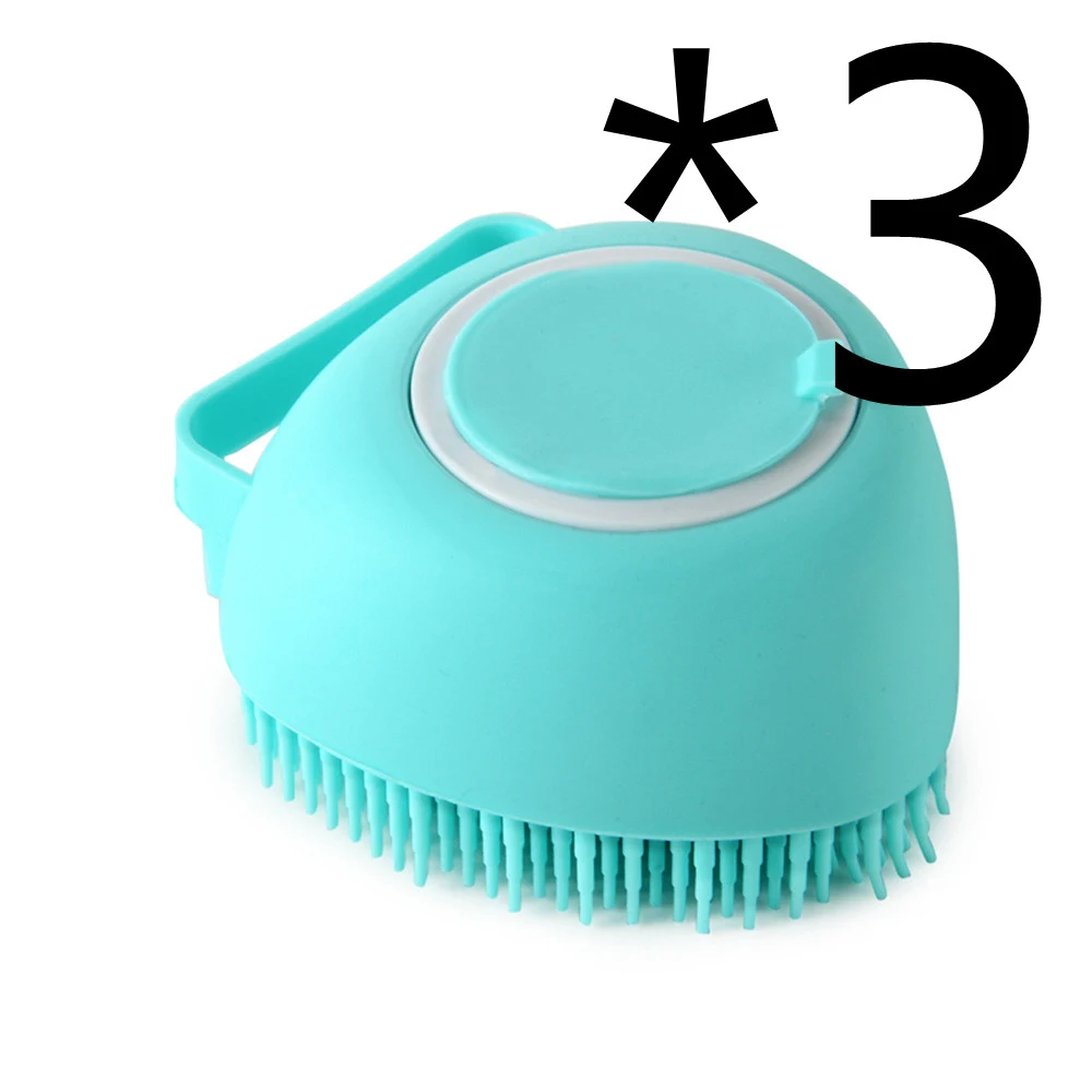 Luva de massagem de banho para cães em silicone, escova e pente. Ferramenta de limpeza para animais, shampoo para cães e higiene canina. — foto 47