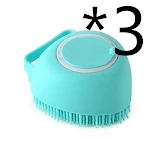 Luva de massagem de banho para cães em silicone, escova e pente. Ferramenta de limpeza para animais, shampoo para cães e higiene canina. — foto 47