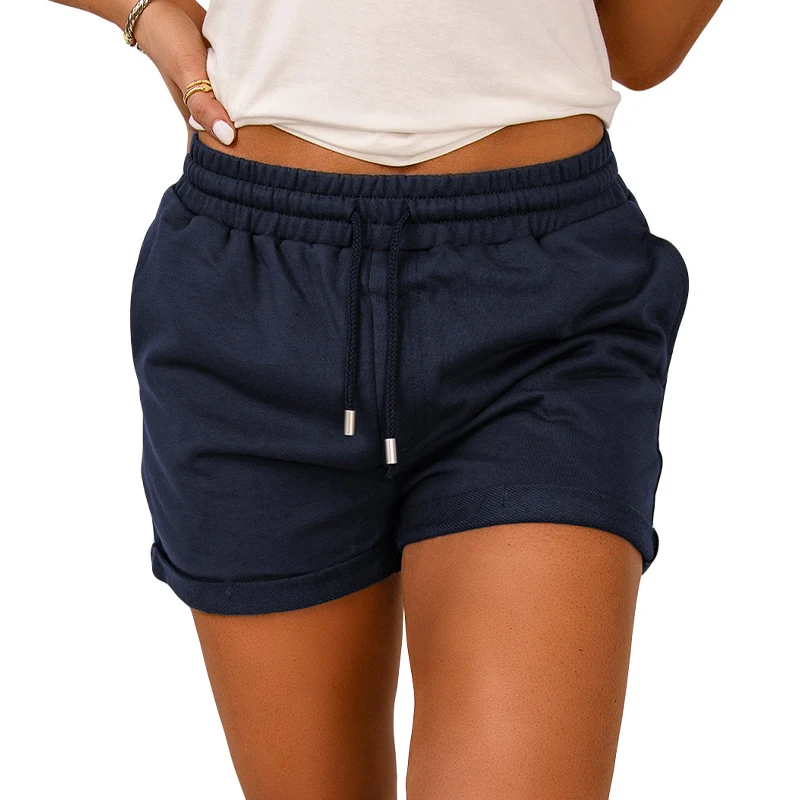 Summer solid color loose casual elastic bandage straight-leg pants. Comfortable and stylish for warm weather. Easy to we — photo 1
