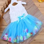Vestido Infantil com Estampas Europeias e Americanas. Conforto e estilo para crianças. Design moderno para diversas ocasiões. — foto 3