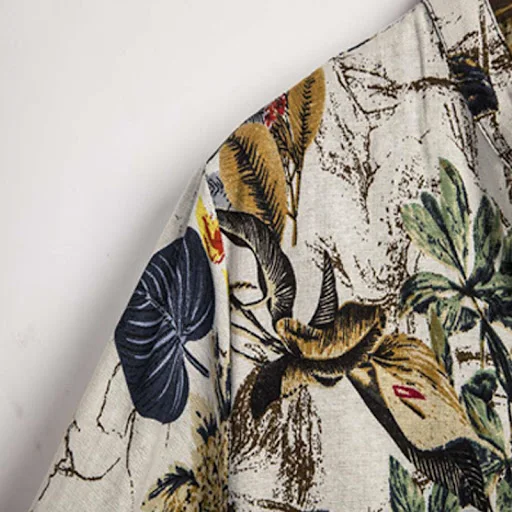 Title 5, New Mens Hot-selling Floral Short Sleeve Shirt