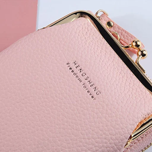Title 8, Womens Diagonal Shoulder Bag Long Wallet