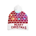 Christmas Knitted Hat with Fur Ball, Warm Adult Party Hat, Perfect for Autumn & Winter Festivals, Cross-border Fashion. — photo 7