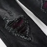 Men's Patch Ripped Stretch Slim Jeans offer a comfortable, modern fit with a stylish, distressed look, perfect for every — photo 7