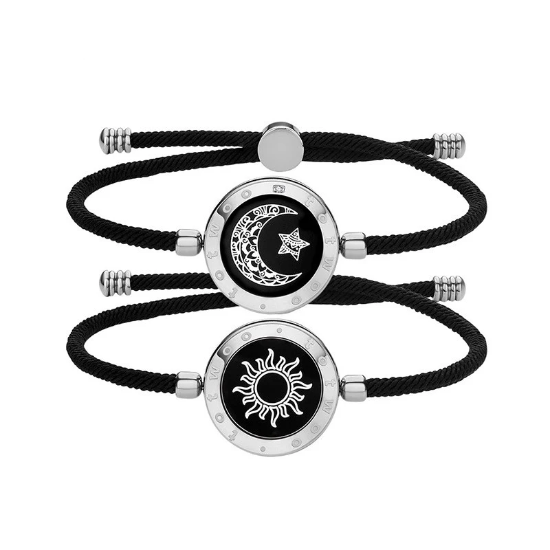 Title 5, Pulsera de pareja con sensor inteligente Sol-Lu...