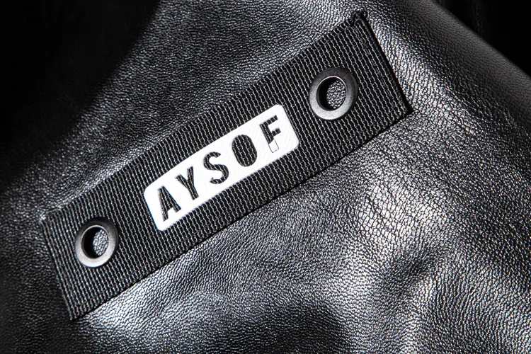 Men's motorcycle leather jacket, trending loose fit, handsome design with tooling, providing a stylish and comfortable l — photo 5