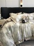 Long-Staple Cotton Printed Four-Piece Bedding Set, soft and breathable, creating a comfortable and restful sleeping envi — photo 2