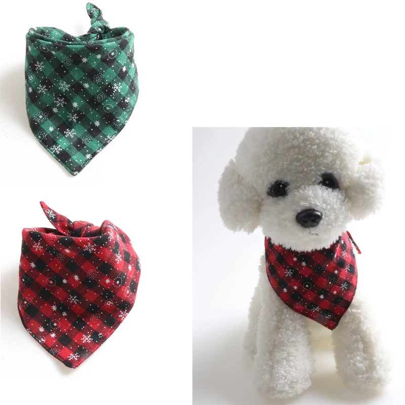 Lenço triangular para pets, bandagem e babador. Coleira que absorve saliva, protege e deixa seu cão ou gato estiloso e confortável. — foto 1