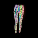Women's Fitness Yoga Reflective Slim Fit Pants perfect for workouts. Experience comfort, safety, and a flattering fit wi — photo 2