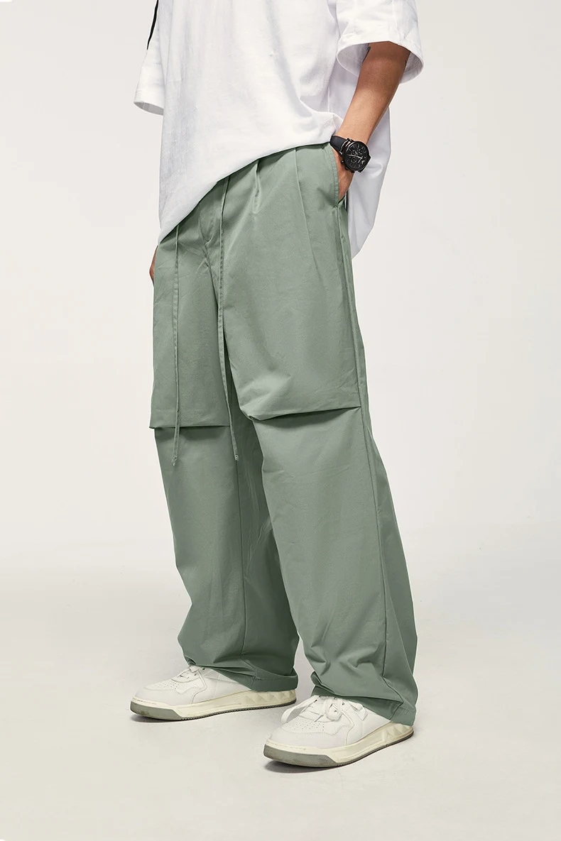 Title 10, New Loose Street Mens Clothing Drawstring Para...