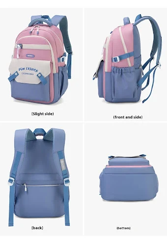 Title 6, Mochila Escolar Nova para Estudantes Cores Vibr...