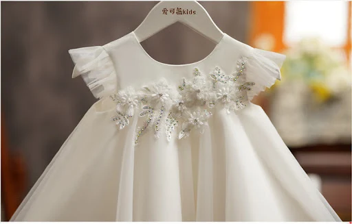 Title 7, Vestido Formal Coreano para Bebê Menina de Um A...