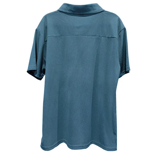 Title 2, Mens Solid Color Polo Collar Short Sleeve Trou...