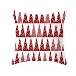 Santa Elk Pillow Cover Lumbar Pillow Car Pattern for festive comfort and style. Add a cozy touch to your home or car wit — photo 10