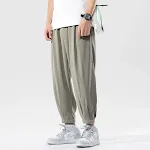 Spring and Summer Men's Ice Silk Casual Loose Trousers, breathable and comfortable, perfect for warm weather, offering a — photo 6