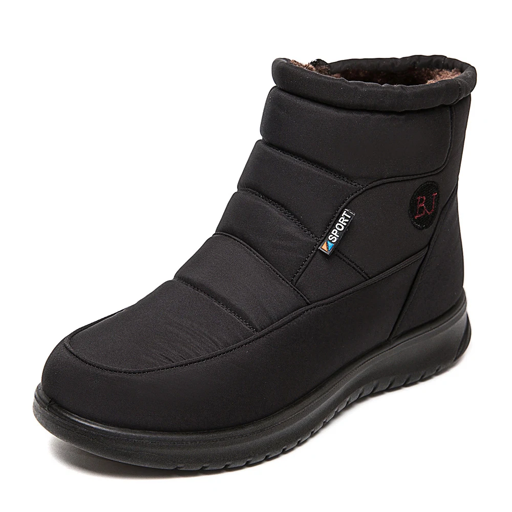 Women's Ankle Boots Non-slip Waterproof Snow Boots Flat Heels Warm Shoes for Winter Weather and Cold Conditions. — photo 5
