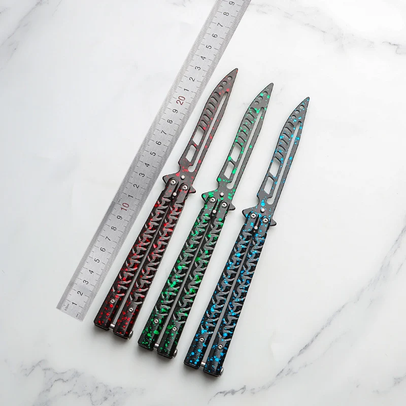Game Training No Blade Practice Folding Flail Knife. Enhance skills, safe training, realistic simulation, improve dexter — photo 9