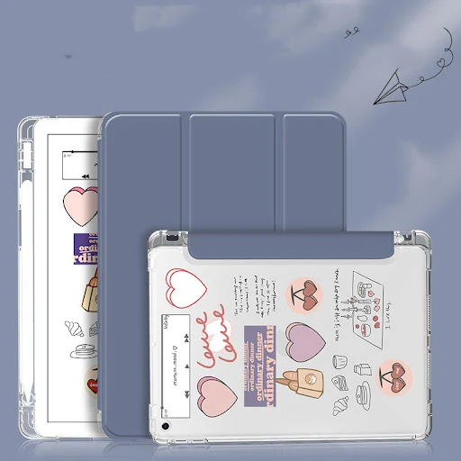 Title 3, Capa para iPad 6 com suporte para caneta, compa...