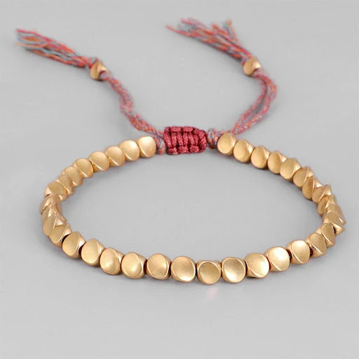 Title 6, Pulseiras budistas tibetanas feitas à mão em co...
