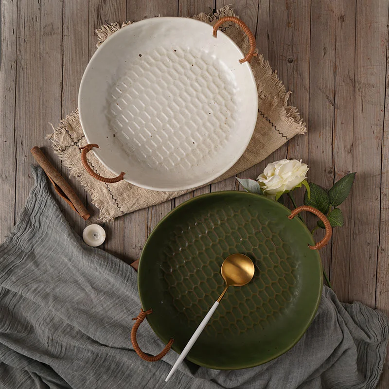 Title 1, Handmade Ceramic Vegetable Fruit Plate Serve yo...