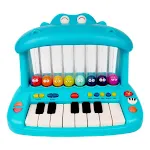 Teclado Eletrônico Piano Infantil Brinquedo Musical para Cantar e Tocar Instrumento com Microfone para Desenvolvimento e Diversão das Crianças — foto 2
