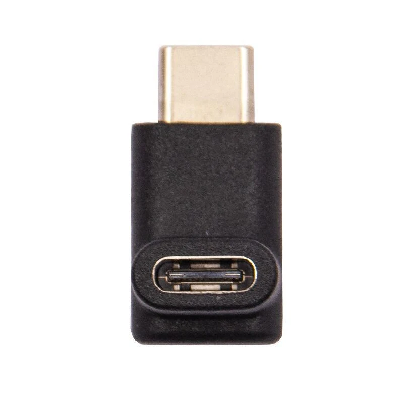 Adaptador USB Tipo-C 90 grados macho a hembra, ángulo recto, conecta y carga tus dispositivos, ideal para espacios reducidos, facilita la gestión de cables. — foto 4