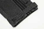 Multi-pocket design jeans with side contrast color stripes, baggy straight trousers, offering style and practicality for — photo 7