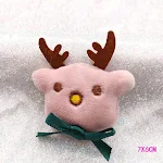 Broche de pelúcia de desenho animado de velhinho natalino Enfeite divertido para roupas e acessórios Presente perfeito para o Natal — foto 7
