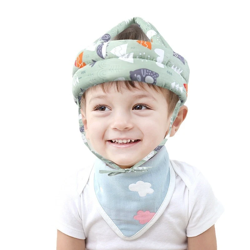 Boné Protetor de Cabeça para Bebês e Crianças Pequenas Almofada de Proteção para a Cabeça do Bebê Andando Capacete de Rastejar Infantil — foto 3