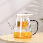 Teapot with Tea Water Separation Filter for perfect tea brewing. Enjoy delicious tea, free from loose leaves. Easy to us — photo 5
