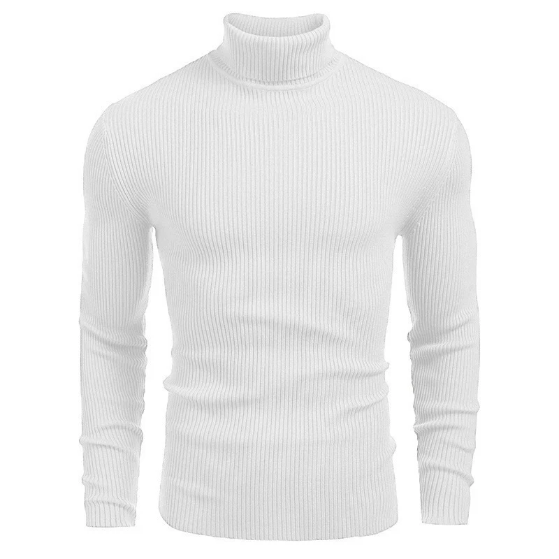 Men's Slim-fit Turtleneck Long-sleeved Sweater – offering a sleek, comfortable fit and timeless style for any occasion. — photo 3